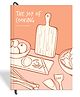 7mm Recipe Journal | Joy of Cooking | Make your own Recipe and Cook Book | Kitchen Essential | A5 Size | 4 Sticker sheets | Hardbound and Laminated | 14.8 X 21 cms | Coral