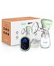 Cosset Portable Electric Breast Pump for Feeding Mother | with 3 Phase and 9 Level Each | Automatic | in Built Battery | BPA Free with Soft Silicon Shield