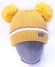 Tipy Tipy Tap Pom Pom Detailed Cap - Yellow