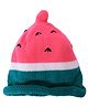 Tipy Tipy Tap Watermelon Designed Cap - Red