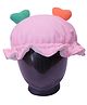 Tipy Tipy Tap Heart Applique Detailed Dome Cap - Pink