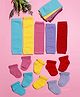 Tipy Tipy Tap Cotton Pack Of 5 Solid Leg Warmers & Socks - Multi Colour