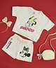Pantaloons Junior Cotton Mickey & Friends Featuring Half Sleeves Minnie Mouse Printed Tee & Shorts Set - Yellow