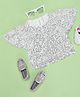 Pantaloons Junior Half Sleeves Sequin Embellished Top - White