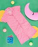 Pantaloons Junior Cotton Knit Half Sleeves Hearts Printed Coordinating Night Wear Set - Pink