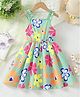 tior Sleeveless Floral Printed Dress - Green