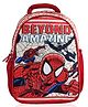 Kuber Industries School-College Bag | Marvel Spiderman Amazing Backpack for Boys and Girls | 1 Compartment Travel Backpack | Water Resistant Bookbag for Daily Routine | Laptop Bag | Large | Cream-Height 17 Inch