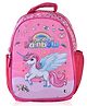 Kuber Industries School-College Bag | Unicorn Rainbow Backpack for Boys and Girls | 1 Compartment Travel Backpack | Water Resistant Bookbag | Bag for Daily Routine | Laptop Bag | Large | Pink-Height 17 Inch