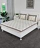 Kuber Industries 90x108 Inch Cotton Bedsheets for Double Bed with 2 Pillow Covers | Easy to Wash & Maintain Double Bedsheet Cotton Fabric - for Daily Use | Dezier Carpet Print -Green