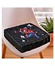 Kuber Industries Comfy Back Rest for Chair | Soft Sitting Cushion Pillow for Back & Hip Support | Gaddi for Car Seat | Marvel Spiderman -Black