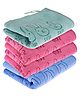 Kuber Industries Cleaning Towel | Reusable Cleaning Towel for Baby | Duster Towel for Home Cleaning | Skip Cleaning Cloth Towel with Hanging Loop | 30x40 | Pack of 4 | Multi