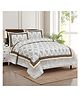Kuber Industries Double Bedsheet with 2 Pillow Covers | 160 TC Premium Cotton Bedsheet for Double Bed | Bedsheet for Living Room-Home & Hotels | Dezier Carpet Print | 90x108 Inch | Blue