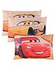 Kuber Industries Pack of 3 Soft And Cozy Pillow for Baby | 12x18 Inches Comfortable Toddler Pillow | Sleeping Cushion for Kids Bedtime | Disney Car - Yellow