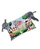 Kuber Industries 12x18 Inches Soft And Cozy Pillow for Baby | Comfortable Toddler Pillow for 2 Year Olds | Sleeping Cushion for Kids Bedtime | Elephant Print - Grey