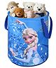 Kuber Industries Foldable 45L Toys Organizer for Kids Room - Soft Toys Storage Bag/Basket/Container with Handles | Disney Frozen -Blue