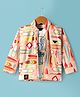 Dapper Dudes Full Sleeves Surfboards Printed Blazer With Tee - Orange