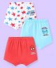 Babyhug Marvel Single Jersey Knit Briefs With Spider-Man Graphics Pack of 3 - White Blue & Red