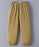 Mark & Mia Full Length Track Pant Bow Embroidery - Khaki