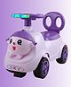 JoyRide Baby CARTOON Ride On with LED Lights & Music - Big Backrest - Under Seat Storage Utility Box - Rider for Kids - Boys - Girls - Age Group 1 to 3 Years Ride on
