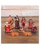 Craftvatika Christmas Decorations Items Jesus Nativity Crib Set