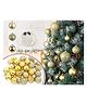 Craftvatika  36 pcs 3CM Multi Christmas Tree Baubles Balls Decor Hanging Ornament for Xmas