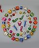 Craftvatika 50 Pcs Christmas Mini Ornaments Decoration Set - Christmas Tree Decoration Items