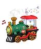 NEGOCIO Electric Train Toys for Kids, Bump & Go Steam Train Locomotive Toy with Smoke, Light & Sound, Christmas Train Ideal Gift for Ages 3 and Up Toddler Children Kids Girls- PACK OF 1- COLOR MAY VARY