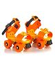 NEGOCIO Adjustable Roller Skates Indoor/Outdoor Quad Dry  for Girls and Boys- PACK OF 1- COLOR MAY VARY