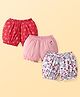Pine Kids Knit Bloomers with Floral Print Pack of 3 (Color May Vary)