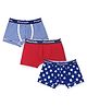 Pine Kids Cotton Knit Trunks With Stripes & Star Print Pack Of 3 - Color May Vary