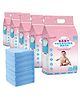 Paramount Incofit 100 Count Baby Disposable Underpad | Changing Mats | Changing Pads | Baby Waterproof Pads | Breathable Underpads | Bed Protector With 100% Water Proof Non Slip Back Sheet -Size : 60 CM x 45 CM