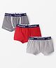 Pine Kids Cotton Knit Trunks With Stripes Print Pack Of 3 - Color May Vary