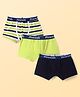 Pine Kids Cotton Knit Trunks With Stripes Pack Of 3 - Color May Vary