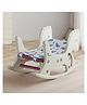 R for Rabbit Rock N Nap Baby Rocker | Kids Rocking Chair with Multifunctional 3 Adjustable Positions, Comfortable Soft and Removable Cushion for 1-3 Years Upto 25 Kgs Boys & Girls (Grey Purple)
