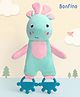 Bonfino Premium Crinkle Teething Plush Soft Toy for Babies 3 Months +, Cute Stuffed Animal Toys for Baby Boys & Girls, Super-Soft Toy for Babies, Birthday Gift for Kids, Height 39 cm
