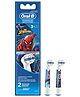 Oral-B Kids Spiderman Electric Brush Heads Pack of 2 - White