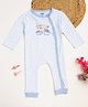 Milou Cotton Full Sleeves Bio Washed Mommy & Me Text Printed Romper - White