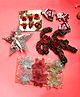 Voncasa Plastic Multicolor Decoative Christmas Set