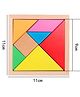 WUDLY - Wooden Tangram Puzzle Multicolor - 7 Pieces