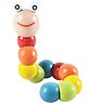 Wudly Wooden Colorful Caterpillar Toy | Montessori Flexible Twist Toy