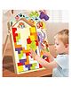 Wudly Wooden Tetris Puzzle Game for Kids | Montessori Educational Toy