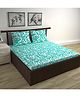 Divine Casa Poly Cotton Double Bed Fitted Bedsheet  Elastic Corners, Wrinkle-Resistant, and Soft (Comfortable Fit for Double Beds)