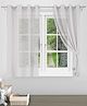 Divine Casa Luxurious 5 Feet Sheer Curtain  100% Polyester Transparent Net Window Panel, Lightweight & Elegant for Bedroom & Kitchen