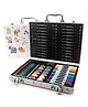 SCHOOLISH 78 Piece Art Supplies, Art Set for Teens, Adults and Kid, Creative Gift Box with Case, Sketching Pencils, Artist Brushes- Pack of 1- Color May Vary