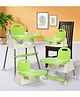 LuvLap 4-in-1 Convertible High Chair for Babies with Footrest, Converts to Booster, Low & High Chair, Ideal for Feeding & Playtime Use  Green