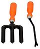 Go Hooked Gardening Tools Kit for All Your Gardening Needs Set of 2(Fork+Weeder)