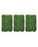 Go Hooked  Artificial Grass Vertical Wall Small Leaves Tiles| Artificial Grass Wall Panel  (40 X 60 cm, Set of 3)