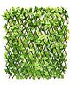Go Hooked  Durable Plastic Artificial Grass Fence for Outdoor Decor Green Pack of 1