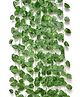 Go Hooked Artificial Garland Money Plant Leaf Creepers (8 Creepers, 30 Leaves in 1 Creeper, 6 Foot Each), Green, 1 CM