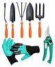 Go Hooked Garden Gloves  Pruner Cutter  Cultivator  Fork  Shovel  Trowel  Weeder Gardening Tools -7